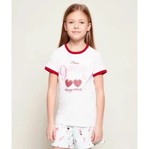 Guess T-shirt | Regular Fit ze sklepu Gomez Fashion Store w kategorii Bluzki dziewczęce - zdjęcie 187795988