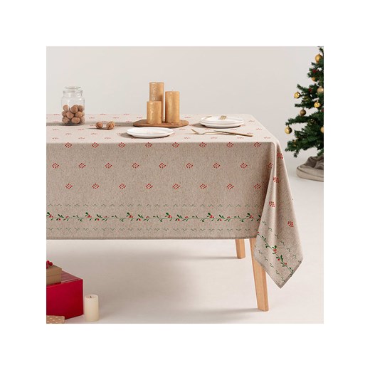 GAMUSI Obrus &quot;Aurel&quot; w kolorze kremowo-czerwonym Gamusi 140x240 cm wyprzedaż Limango Polska