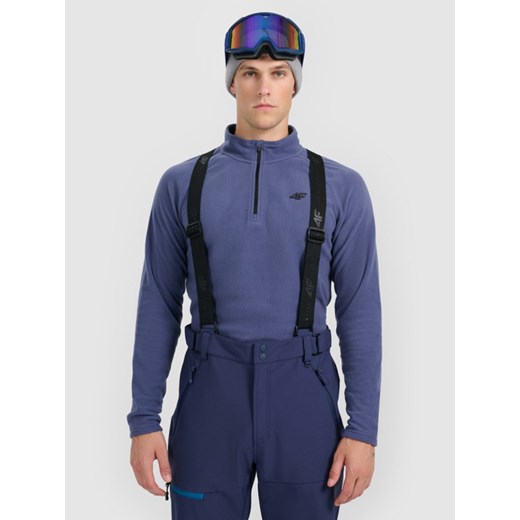 Męska bielizna termiczna polarowa (góra) 4F 4FWAW25UFLEM065 - granatowa ze sklepu Sportstylestory.com w kategorii Bielizna termoaktywna męska - zdjęcie 187797535