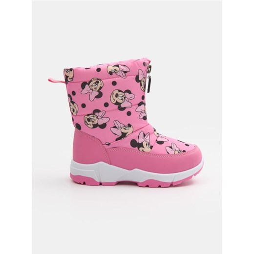 Sinsay - Śniegowce Minnie Mouse - różowy ze sklepu Sinsay w kategorii Buty zimowe dziecięce - zdjęcie 187799666