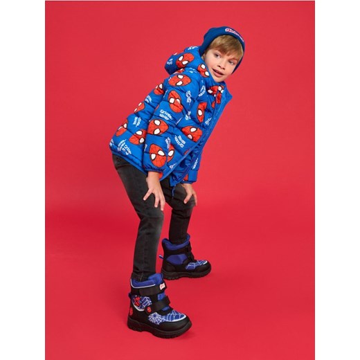 Sinsay - Ocieplane śniegowce z odblaskowymi elementami Spider-Man - wielobarwny ze sklepu Sinsay w kategorii Buty zimowe dziecięce - zdjęcie 187799737