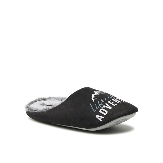 Kapcie Home & Relax 9519263 Czarny Home & Relax 40 eobuwie.pl