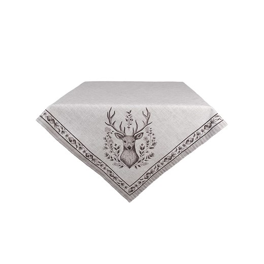 Clayre &amp; Eef Obrus w kolorze brązowym - 100 x 100 cm ze sklepu Limango Polska w kategorii Obrusy i bieżniki - zdjęcie 187800716