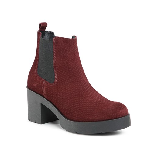 Lasocki Botki RST-CARMEN-02 Bordowy ze sklepu MODIVO w kategorii Botki - zdjęcie 187801235