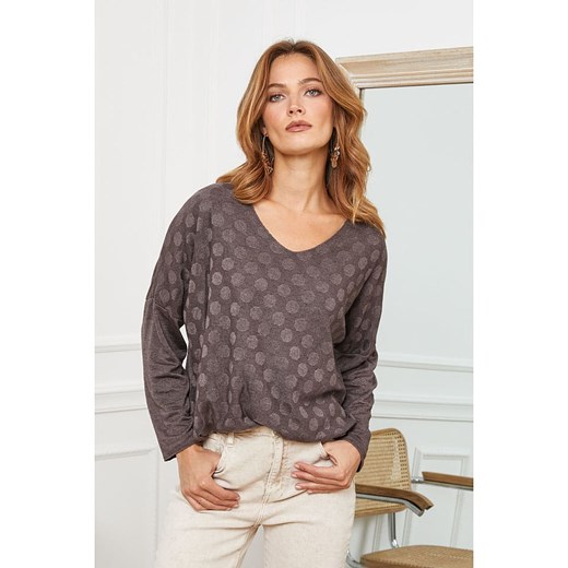Joséfine Wełniany sweter &quot;Lolita&quot; w kolorze brązowym Joséfine M Limango Polska wyprzedaż