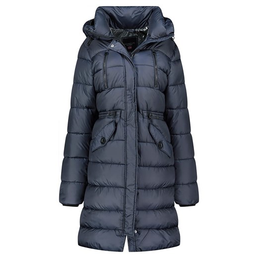 Geographical Norway Płaszcz pikowany &quot;Bertille&quot; w kolorze granatowym ze sklepu Limango Polska w kategorii Kurtki damskie - zdjęcie 187801737