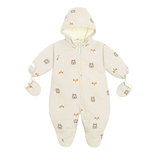 COOL CLUB Kombinezon zimowy w kolorze biało-jasnobrązowym ze sklepu Limango Polska w kategorii Kombinezony i kurtki - zdjęcie 187801887