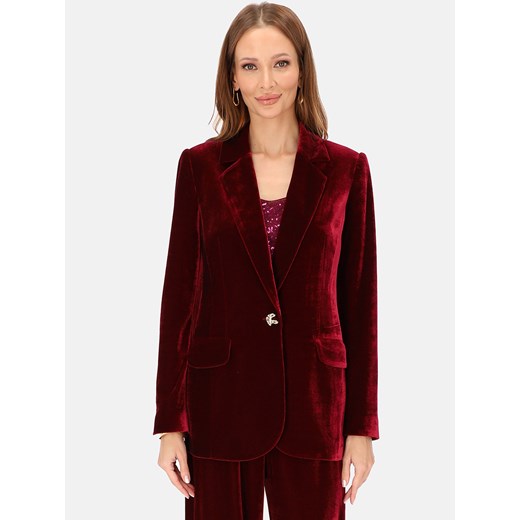 Welurowa marynarka wieczorowa L’AF Ampalia ze sklepu Eye For Fashion w kategorii Marynarki damskie - zdjęcie 187802215