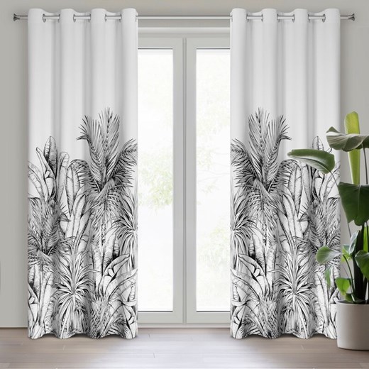 ZASŁONA GOTOWA NERINA 140 X 250 CM BIAŁY ze sklepu lenaodniemowlakadoszkolniaka.pl w kategorii Zasłony - zdjęcie 187802696