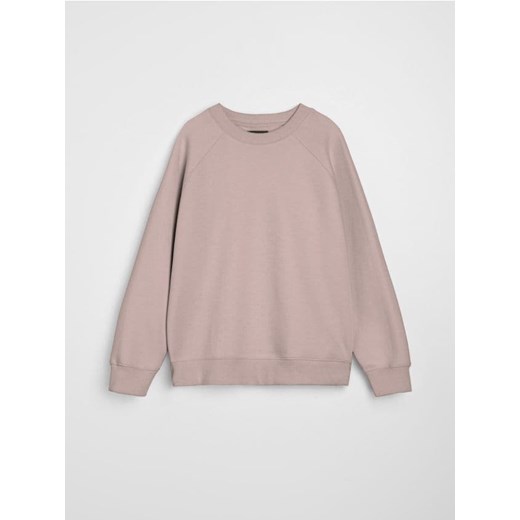 Sinsay - Bluza crewneck - beżowy ze sklepu Sinsay w kategorii Bluzy damskie - zdjęcie 187802886