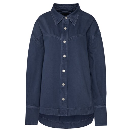 BOSS Koszula jeansowa 50552520 Szary Oversize ze sklepu MODIVO w kategorii Koszule damskie - zdjęcie 187803069