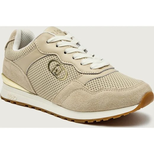 Liu Jo Sneakersy MAXI WONDER LOW 02 BIS | zamsz ze sklepu Gomez Fashion Store w kategorii Buty sportowe damskie - zdjęcie 187804666