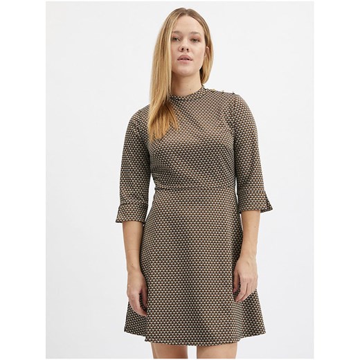 orsay Sukienka w kolorze szarobrązowo-czarnym ze sklepu Limango Polska w kategorii Sukienki - zdjęcie 187804708