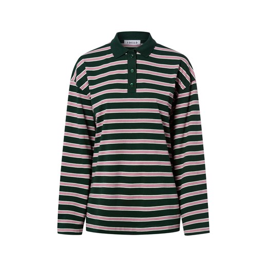 EDITED Damska koszulka polo z długim rękawem Kobiety Bawełna jodłowy w paski ze sklepu vangraaf w kategorii Bluzki damskie - zdjęcie 187805095