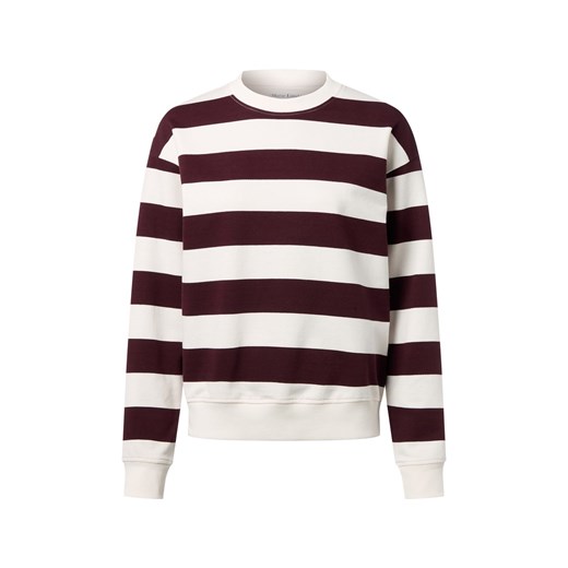 Marie Lund Bluza damska Kobiety Bawełna bakłażanowy w paski ze sklepu vangraaf w kategorii Bluzy damskie - zdjęcie 187805109