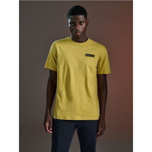 Sinsay - Koszulka z nadrukiem - żółty Sinsay XL Sinsay