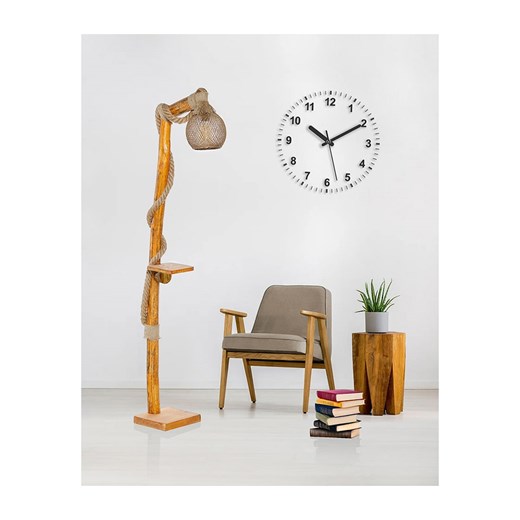 Opviq Lampa stojąca &quot;Arbor&quot; w kolorze jasnobrązowym - wys. 156 cm ze sklepu Limango Polska w kategorii Oświetlenie - zdjęcie 187806207