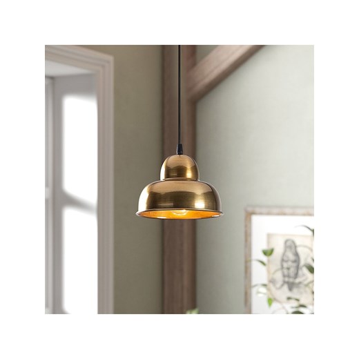 ABERTO DESIGN Lampa wisząca &quot;Barceste &quot; w kolorze złotym - wys. 20 x Ø Aberto Design onesize promocja Limango Polska