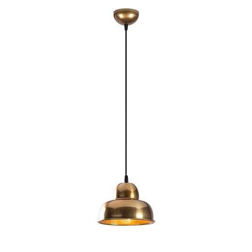 ABERTO DESIGN Lampa wisząca &quot;Barceste &quot; w kolorze złotym - wys. 20 x Ø Aberto Design onesize okazja Limango Polska