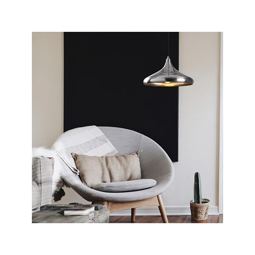 Opviq Lampa wisząca &quot;Berceste&quot; w kolorze srebrnym - Ø 35 cm ze sklepu Limango Polska w kategorii Oświetlenie - zdjęcie 187806477