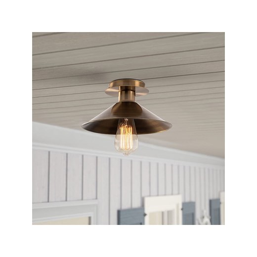 ABERTO DESIGN Lampa sufitowa &quot;Berceste&quot; w kolorze złotym - Ø 24 cm Aberto Design onesize wyprzedaż Limango Polska