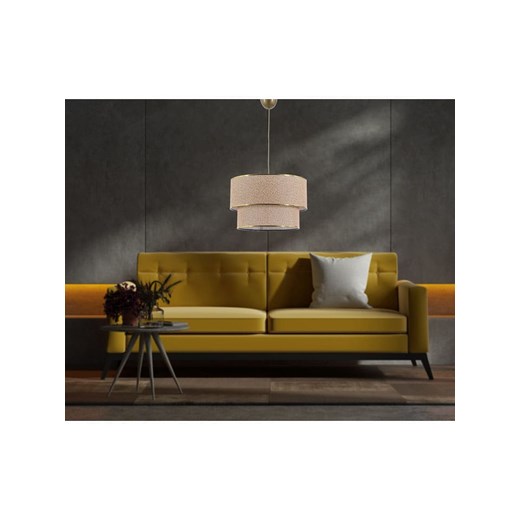 Opviq Lampa wisząca w kolorze złoto-beżowym - wys. 70 x Ø 30 cm ze sklepu Limango Polska w kategorii Oświetlenie - zdjęcie 187806676