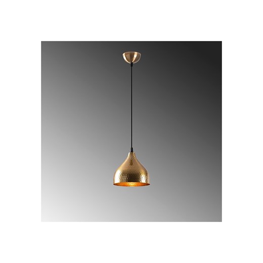 ABERTO DESIGN Lampa wisząca &quot;Tattoo&quot; w kolorze złotym - Ø 18 cm Aberto Design onesize Limango Polska promocja