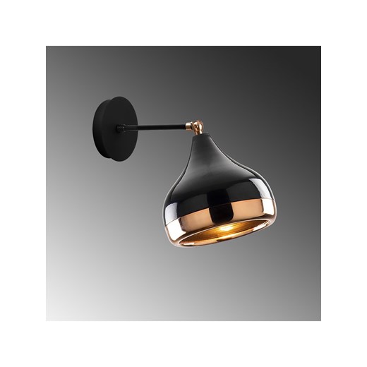 ABERTO DESIGN Lampa ścienna w kolorze złoto-czarnym - 17 x 25 cm Aberto Design onesize okazja Limango Polska