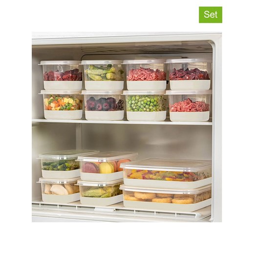 Violeta Home Organizery (14 szt.) w kolorze jasnoszarym do lodówki ze sklepu Limango Polska w kategorii Akcesoria i przechowywanie - zdjęcie 187808288