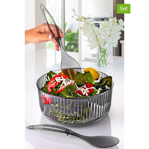 Violeta Home 3-częściowy zestaw w kolorze szarym ze sklepu Limango Polska w kategorii Naczynia - zdjęcie 187808319