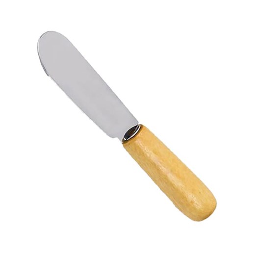 Violeta Home Noże (6 szt.)  w kolorze srebrno-jasnobrązowym do masła - dł. 10 cm Violeta Home onesize wyprzedaż Limango Polska