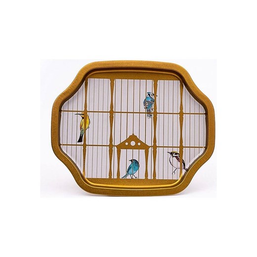 Violeta Home Taca w kolorze złotym - 33,2 x 27,8 cm ze sklepu Limango Polska w kategorii Misy i tace dekoracyjne - zdjęcie 187808756