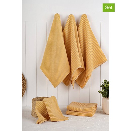 Violeta Home Ściereczki (6 szt.) w kolorze żółtym do naczyń - 76 x 43 cm ze sklepu Limango Polska w kategorii Ścierki kuchenne - zdjęcie 187808776