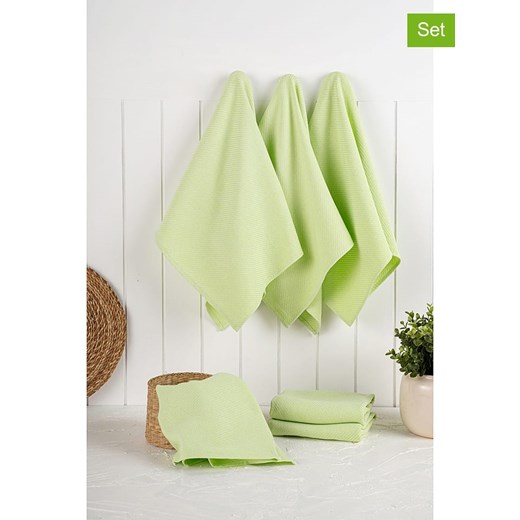 Violeta Home Ściereczki (6 szt.) w kolorze zielonym do naczyń - 76 x 43 cm ze sklepu Limango Polska w kategorii Ścierki kuchenne - zdjęcie 187808779