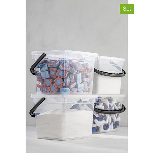 Violeta Home Pojemniki (4 szt.) - 16 x 23 x 18 cm ze sklepu Limango Polska w kategorii Akcesoria i przechowywanie - zdjęcie 187808925