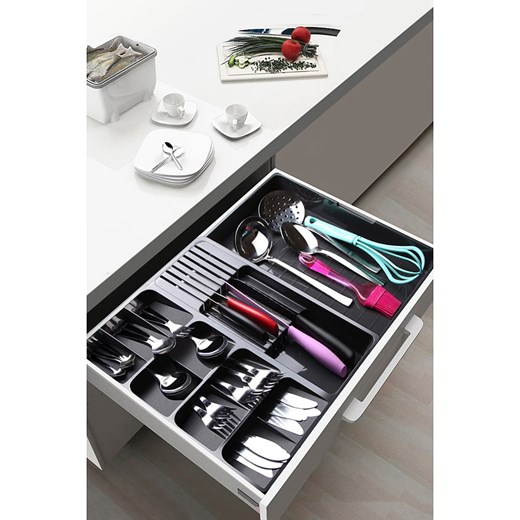 Violeta Home Organizer w kolorze szarym na sztućce - 50 x 40 cm ze sklepu Limango Polska w kategorii Sztućce - zdjęcie 187808935