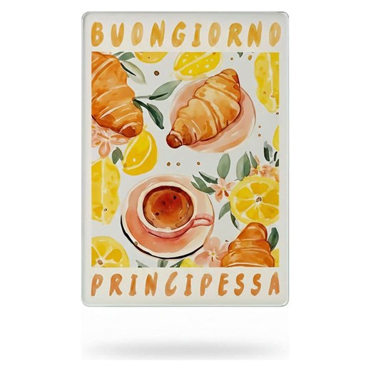 Violeta Home Deska w kolorze biało-żółtym do krojenia - 30 x 20 cm Violeta Home onesize okazja Limango Polska