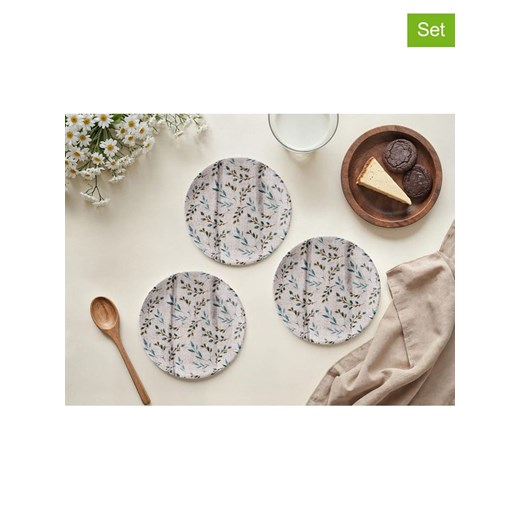 Violeta Home Talerzyki deserowe (6 szt.) w kolorze jasnoszaro-turkusowym - Ø 19,3 cm ze sklepu Limango Polska w kategorii Naczynia - zdjęcie 187808979