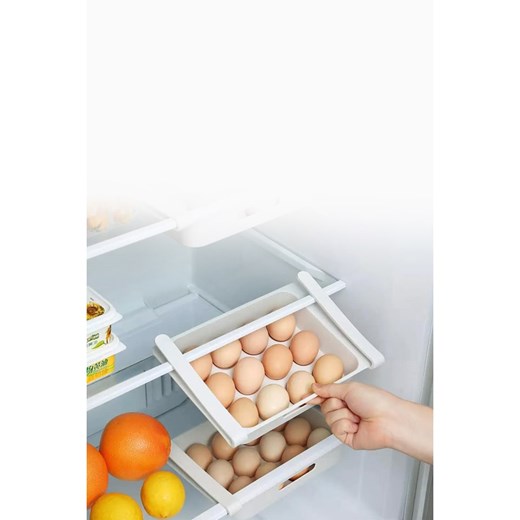 Violeta Home Pojemnik w kolorze białym na jajka - 31,5 x 18 cm ze sklepu Limango Polska w kategorii Akcesoria i przechowywanie - zdjęcie 187809135