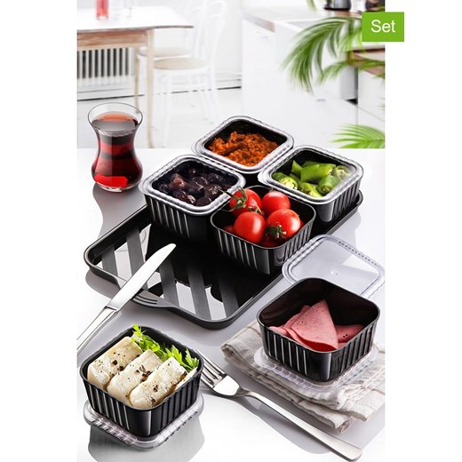 Violeta Home 7-częściowy zestaw w kolorze czarnym ze sklepu Limango Polska w kategorii Naczynia - zdjęcie 187809145