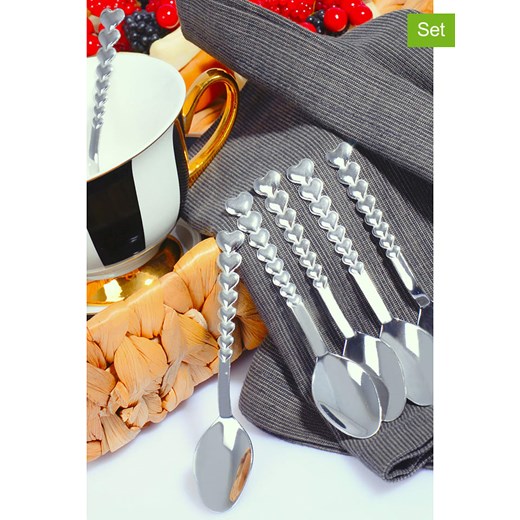 Hermia Łyżeczki do kawy (12 szt.)  - dł. 11 cm ze sklepu Limango Polska w kategorii Sztućce - zdjęcie 187809159