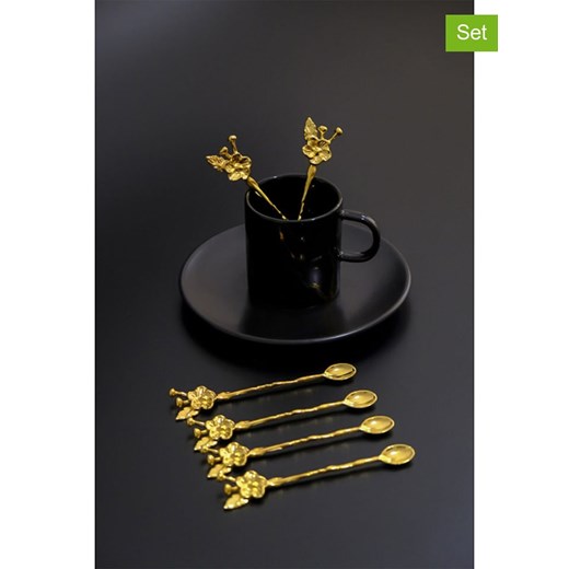 Violeta Home Łyżeczki (6 szt.) w kolorze złotym - dł. 13,5 cm ze sklepu Limango Polska w kategorii Sztućce - zdjęcie 187809286