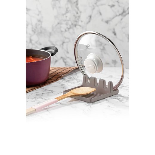 Violeta Home Uchwyt w kolorze szarym na pokrywki - 17 x 5 x 13 cm ze sklepu Limango Polska w kategorii Akcesoria kuchenne - zdjęcie 187809485