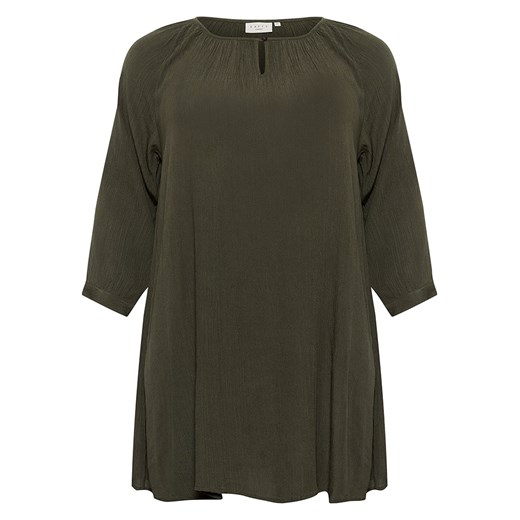 KAFFE curve Tunika w kolorze khaki ze sklepu Limango Polska w kategorii Bluzki damskie - zdjęcie 187810549