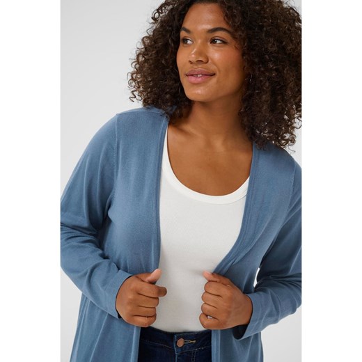 KAFFE curve Kardigan w kolorze niebieskim XL Limango Polska wyprzedaż