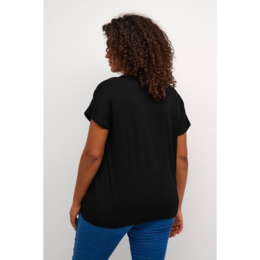 KAFFE curve Koszulka w kolorze czarnym ze sklepu Limango Polska w kategorii Bluzki damskie - zdjęcie 187810849