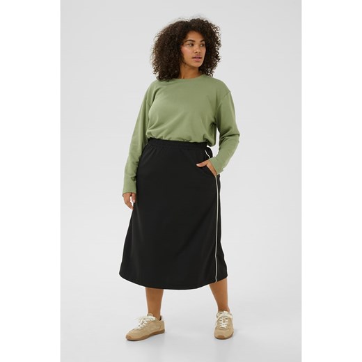 KAFFE curve Spódnica w kolorze czarnym ze sklepu Limango Polska w kategorii Spódnice - zdjęcie 187811158