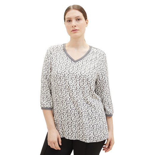 Tom Tailor Koszulka w kolorze szaro-kremowym ze sklepu Limango Polska w kategorii Bluzki damskie - zdjęcie 187812835