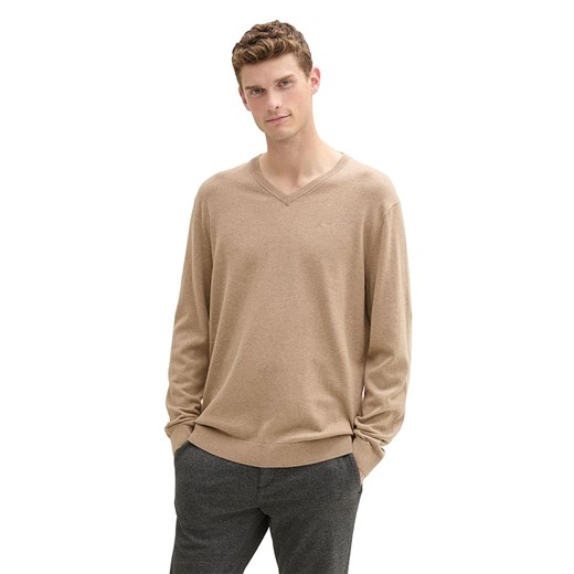 Tom Tailor Sweter w kolorze beżowym Tom Tailor XXL okazyjna cena Limango Polska