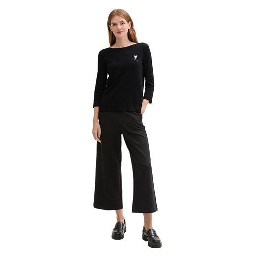 Tom Tailor Koszulka w kolorze czarnym ze sklepu Limango Polska w kategorii Bluzki damskie - zdjęcie 187813245